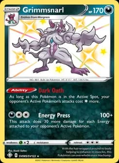 Grimmsnarl — Shining Fates — Shiny rare