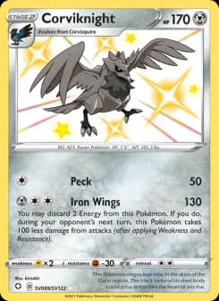 Corviknight — Shining Fates — Shiny rare