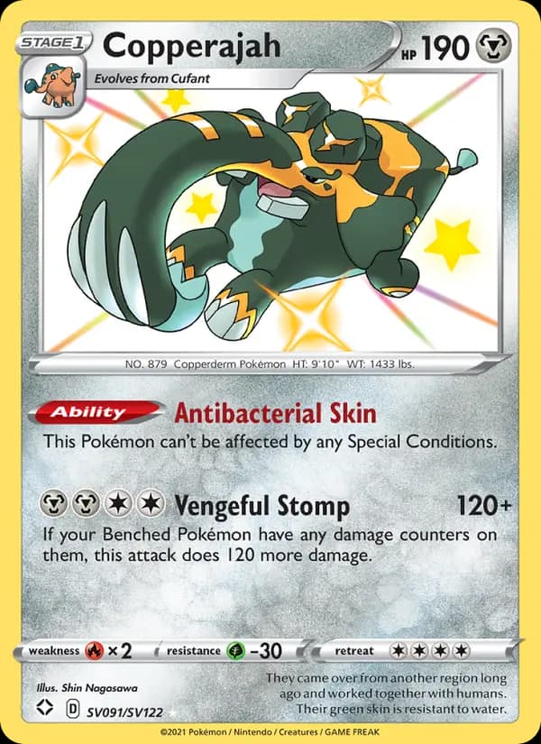 Copperajah — Shining Fates, Shiny rare