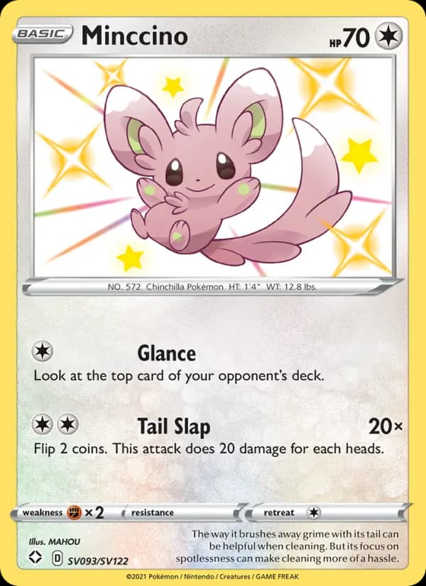 Minccino — Shining Fates, Shiny rare