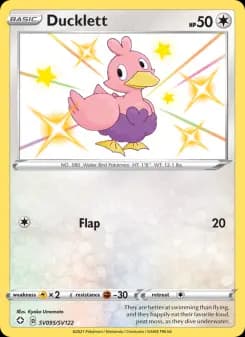 Ducklett — Shining Fates — Shiny rare