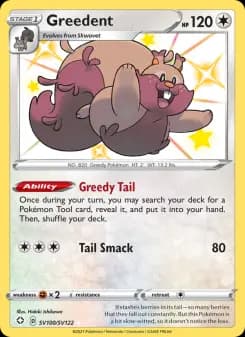 Greedent — Shining Fates — Shiny rare