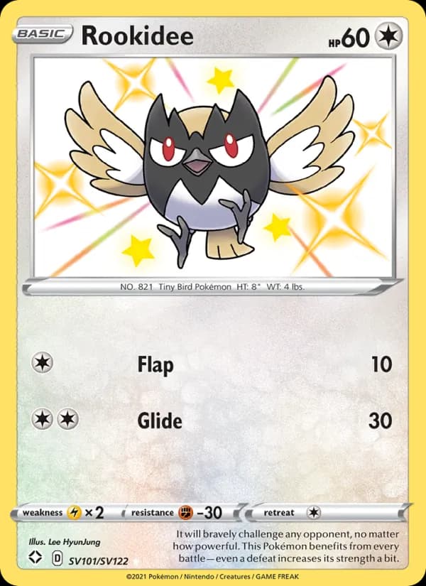 Rookidee — Shining Fates, Shiny rare