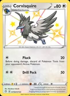 Corvisquire — Shining Fates — Shiny rare