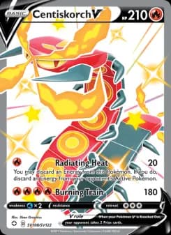 Centiskorch V — Shining Fates — Shiny rare V