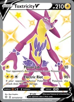 Toxtricity V — Shining Fates — Shiny rare V