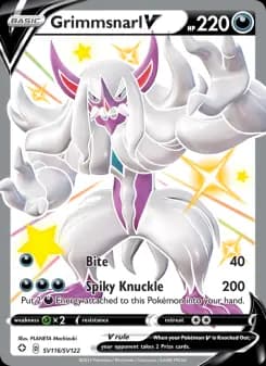 Grimmsnarl V — Shining Fates — Shiny rare V