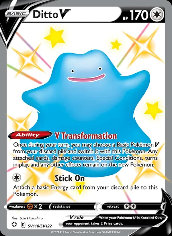 Ditto V — Shining Fates, Shiny rare V