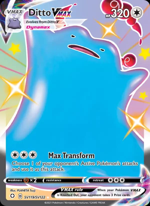 Ditto VMAX — Shining Fates, Shiny rare VMAX