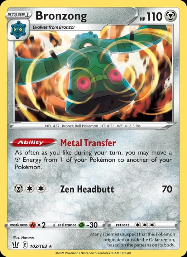 Bronzong — Battle Styles, Holo Rare