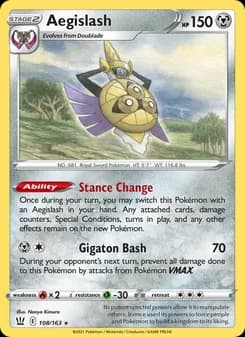 Aegislash — Battle Styles — Rare