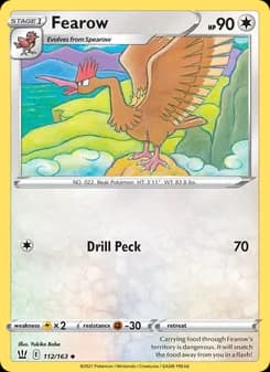 Fearow — Battle Styles — Uncommon