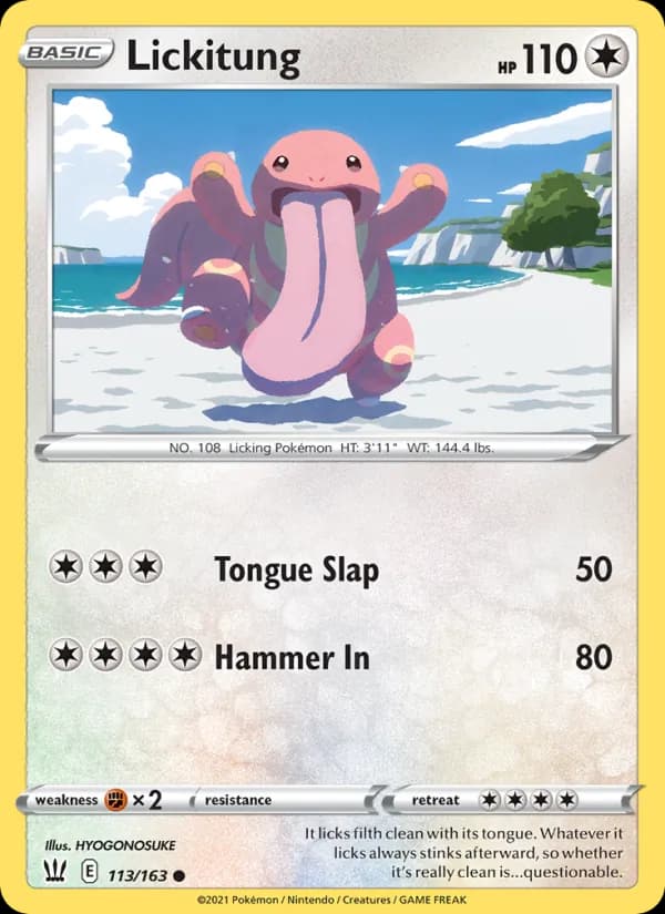 Lickitung — Battle Styles, Common