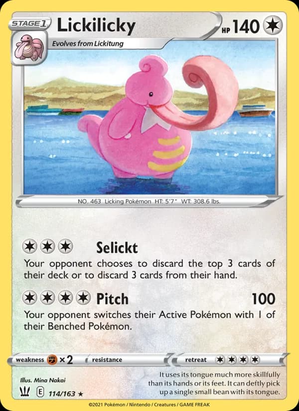Lickilicky — Battle Styles, Rare