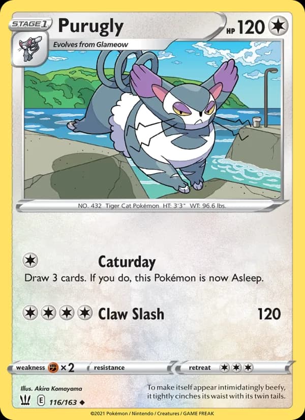 Purugly — Battle Styles, Uncommon