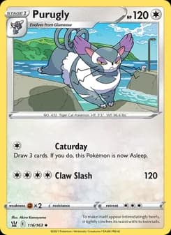 Purugly — Battle Styles — Uncommon