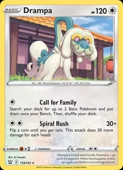Drampa — Battle Styles — Rare