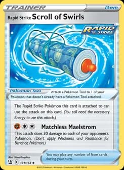 Rapid Strike Scroll of Swirls — Battle Styles — Uncommon