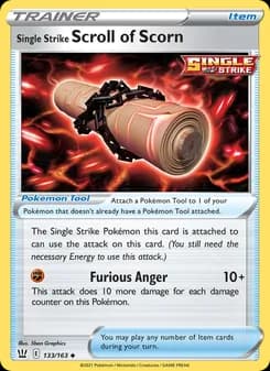 Single Strike Scroll of Scorn — Battle Styles — Uncommon