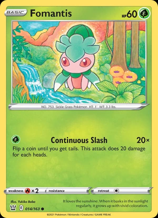 Fomantis — Battle Styles, Common