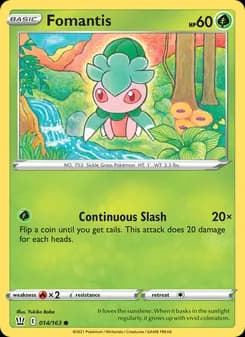 Fomantis — Battle Styles — Common