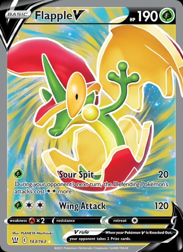 Flapple V — Battle Styles, Ultra Rare