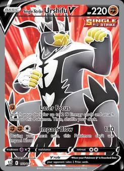 Single Strike Urshifu V — Battle Styles — Ultra Rare