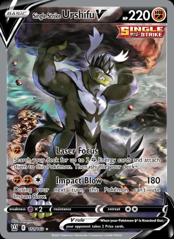 Single Strike Urshifu V — Battle Styles, Ultra Rare