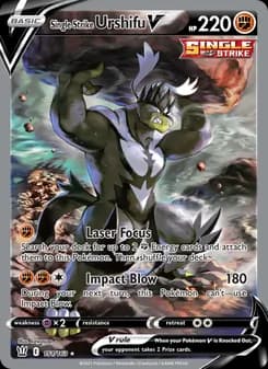 Single Strike Urshifu V — Battle Styles — Ultra Rare