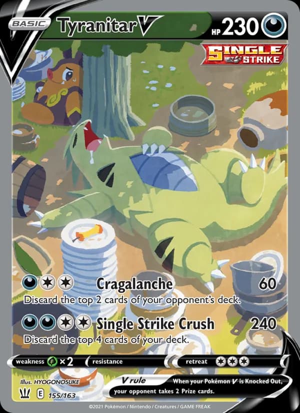 Tyranitar V — Battle Styles, Ultra Rare