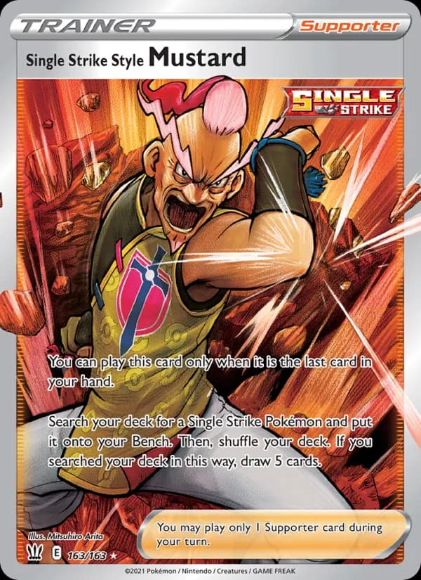 Single Strike Style Mustard — Battle Styles, Ultra Rare