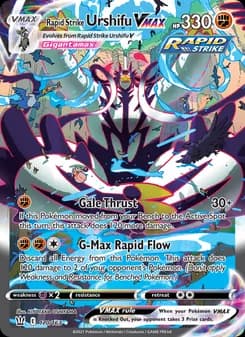 Rapid Strike Urshifu VMAX — Battle Styles — Secret Rare