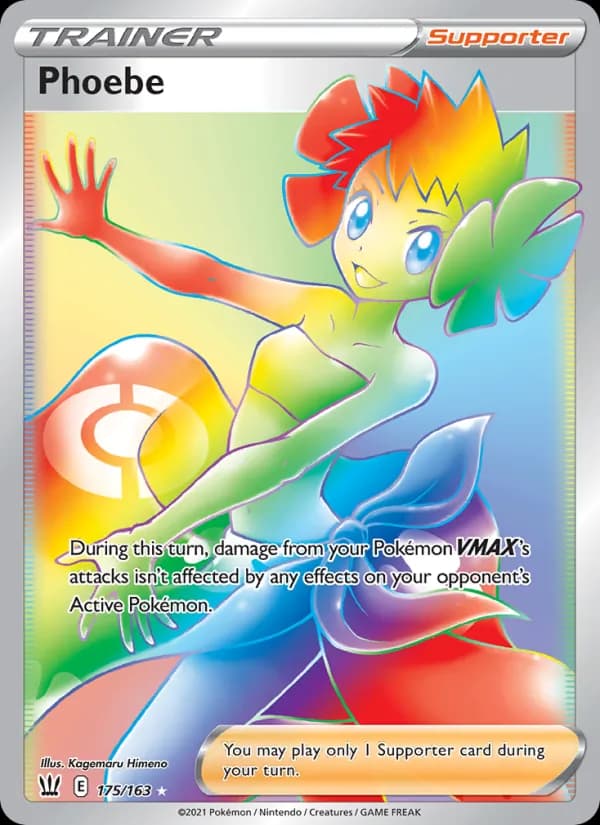 Phoebe — Battle Styles, Secret Rare