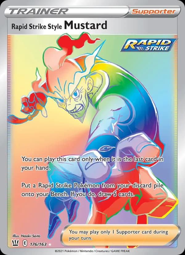 Rapid Strike Style Mustard — Battle Styles, Secret Rare
