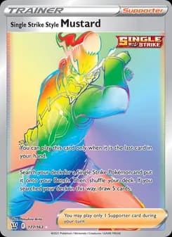 Single Strike Style Mustard — Battle Styles — Secret Rare