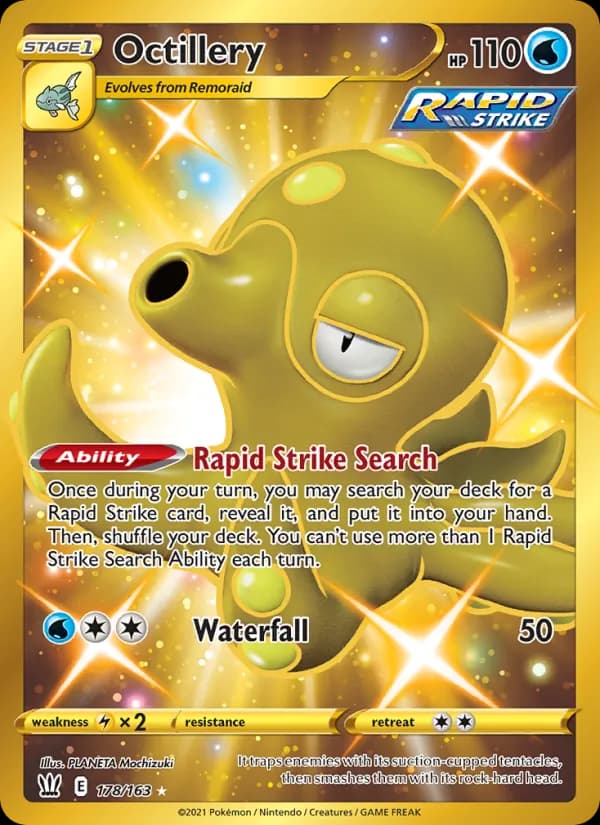 Octillery — Battle Styles, Secret Rare