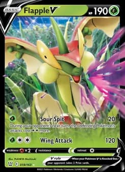 Flapple V — Battle Styles — Holo Rare V
