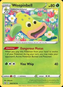 Weepinbell — Battle Styles — Uncommon
