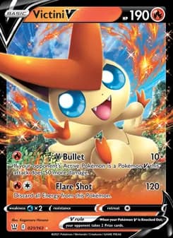 Victini V — Battle Styles — Holo Rare V