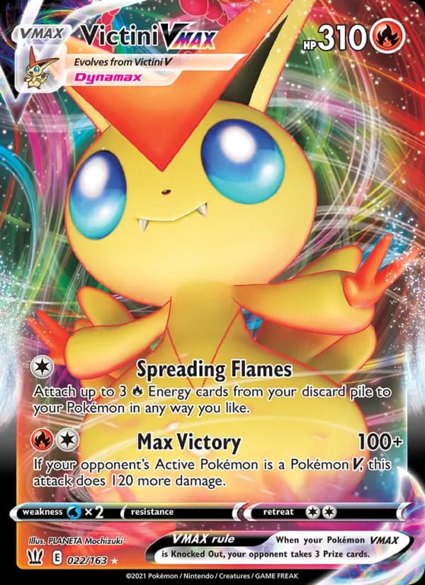 Victini VMAX — Battle Styles, Holo Rare VMAX