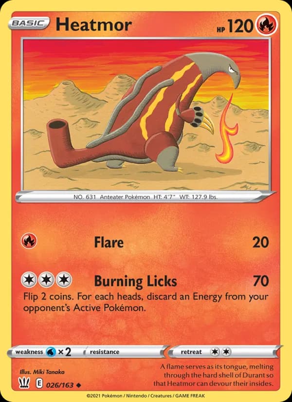 Heatmor — Battle Styles, Uncommon