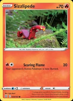 Sizzlipede — Battle Styles — Common