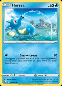Horsea — Battle Styles — Common