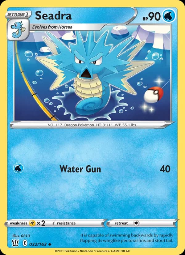 Seadra — Battle Styles, Uncommon