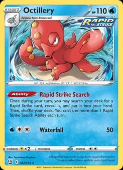 Octillery — Battle Styles — Holo Rare