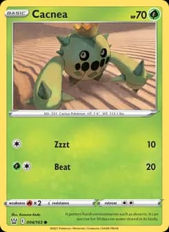 Cacnea — Battle Styles — Common