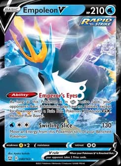 Empoleon V — Battle Styles — Holo Rare V