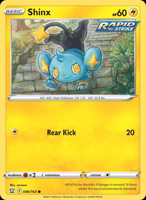 Shinx — Battle Styles, Common
