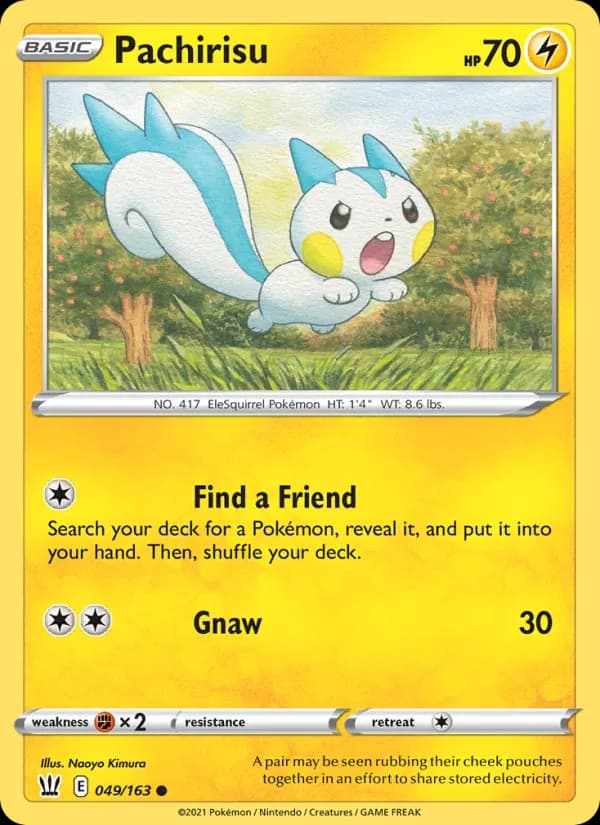Pachirisu — Battle Styles, Common