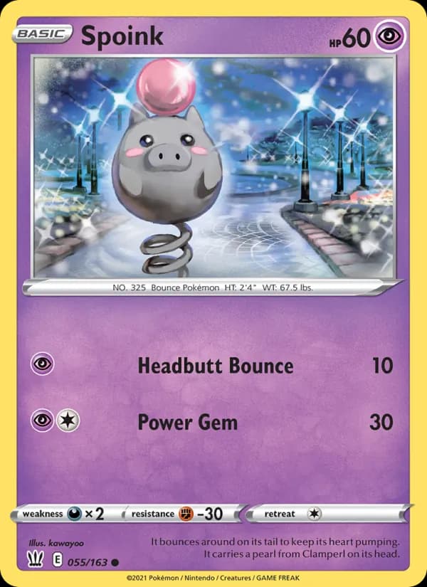 Spoink — Battle Styles, Common